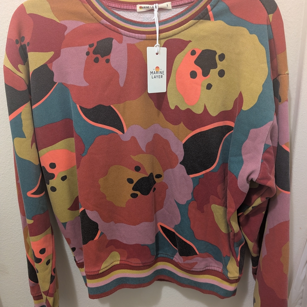 Marine Layer Women's Floral Sweater - Multicolor